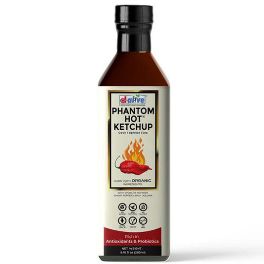 Phantom Hot Tomato Ketchup Sauce - Made With World's Hottest Ghost Pepper