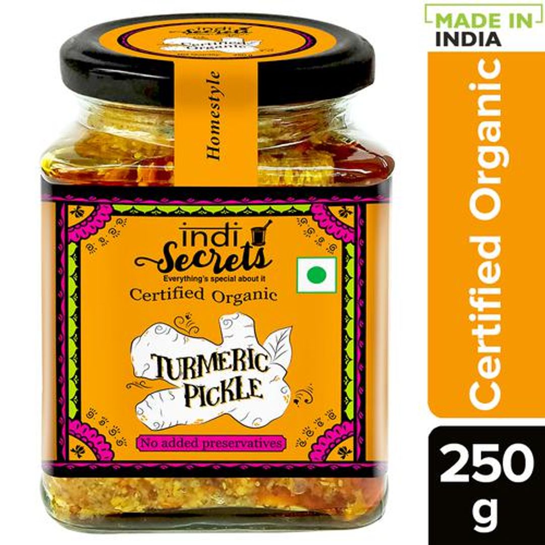 Organic Mustard Oil Turmeric Pickle