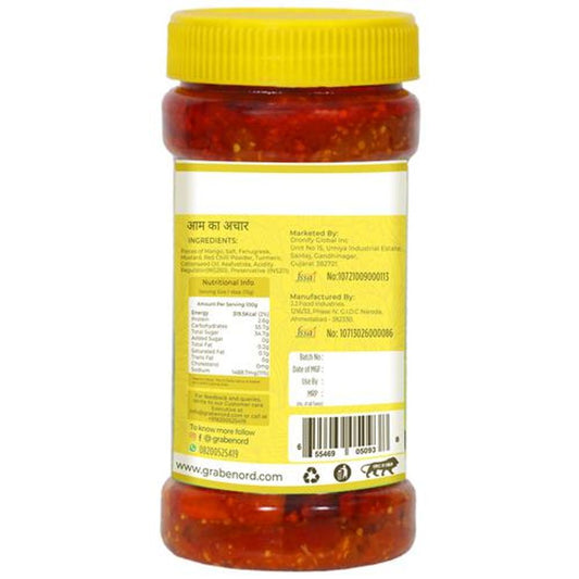 Grabenord Mango Pickle 350g, Handcrafted, Indian Style