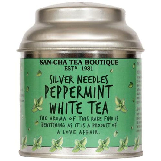 Silver Needles Peppermint White Tea - Refreshing & Relaxing, Antioxidant Rich