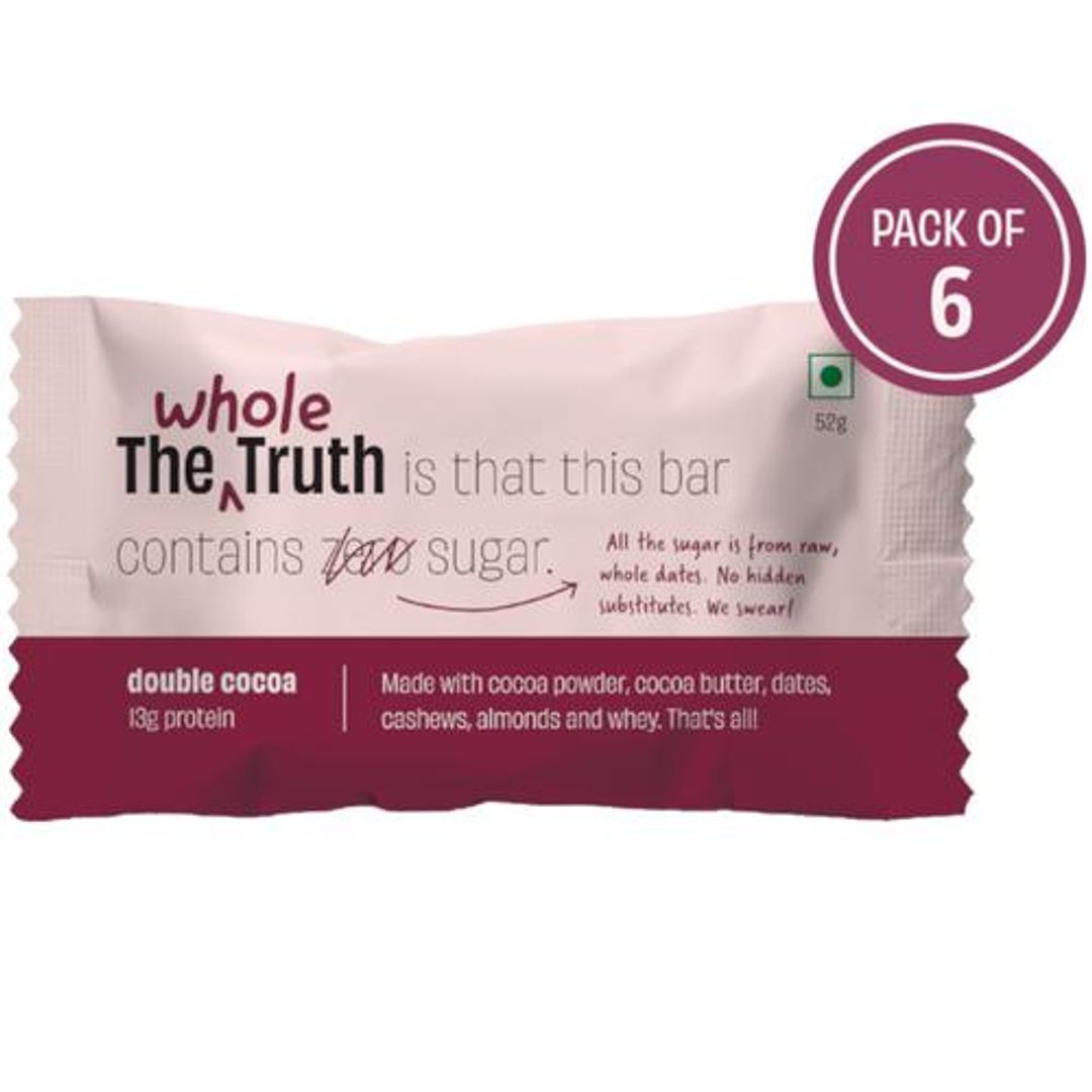 Protein Bars - Double Cocoa, No Added Sugar, All Natural