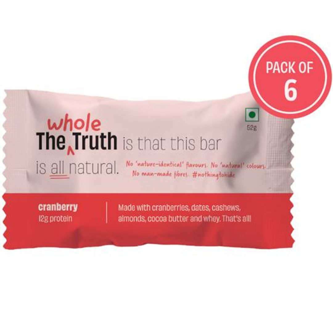 Protein Bars - Cranberry, No Added Sugar, All Natural