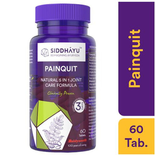 Painquit Tablets - Ayurvedic, Bones & Joints Supplement, For Pain Relief