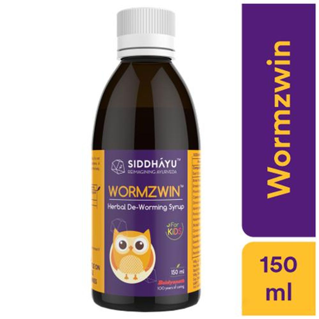 Wormzwin - Herbal Deworming Syrup, For Kids