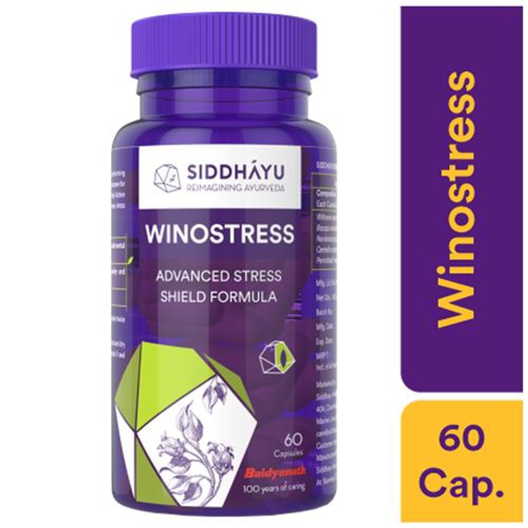 Winostress Capsules - Herbal Formula, For Stress Relief