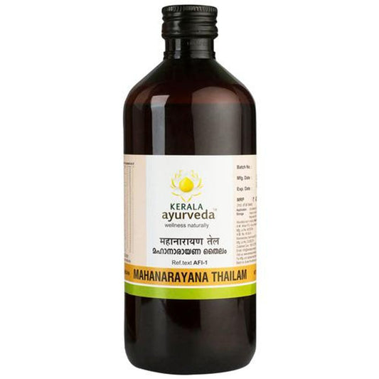 Mahanarayana Thailam 450ml | Post-workout Abhyanga Oil | Soothes Muscles |  For Healthy Joints | With Bilva, Ashwagandha, Bala, Shatavari, and Sesame oil