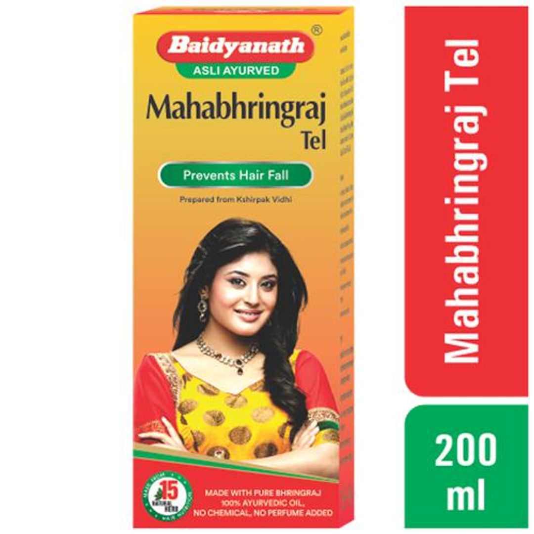 Mahabhringraj Tel - Hairfall Reduction & Dandruff Control