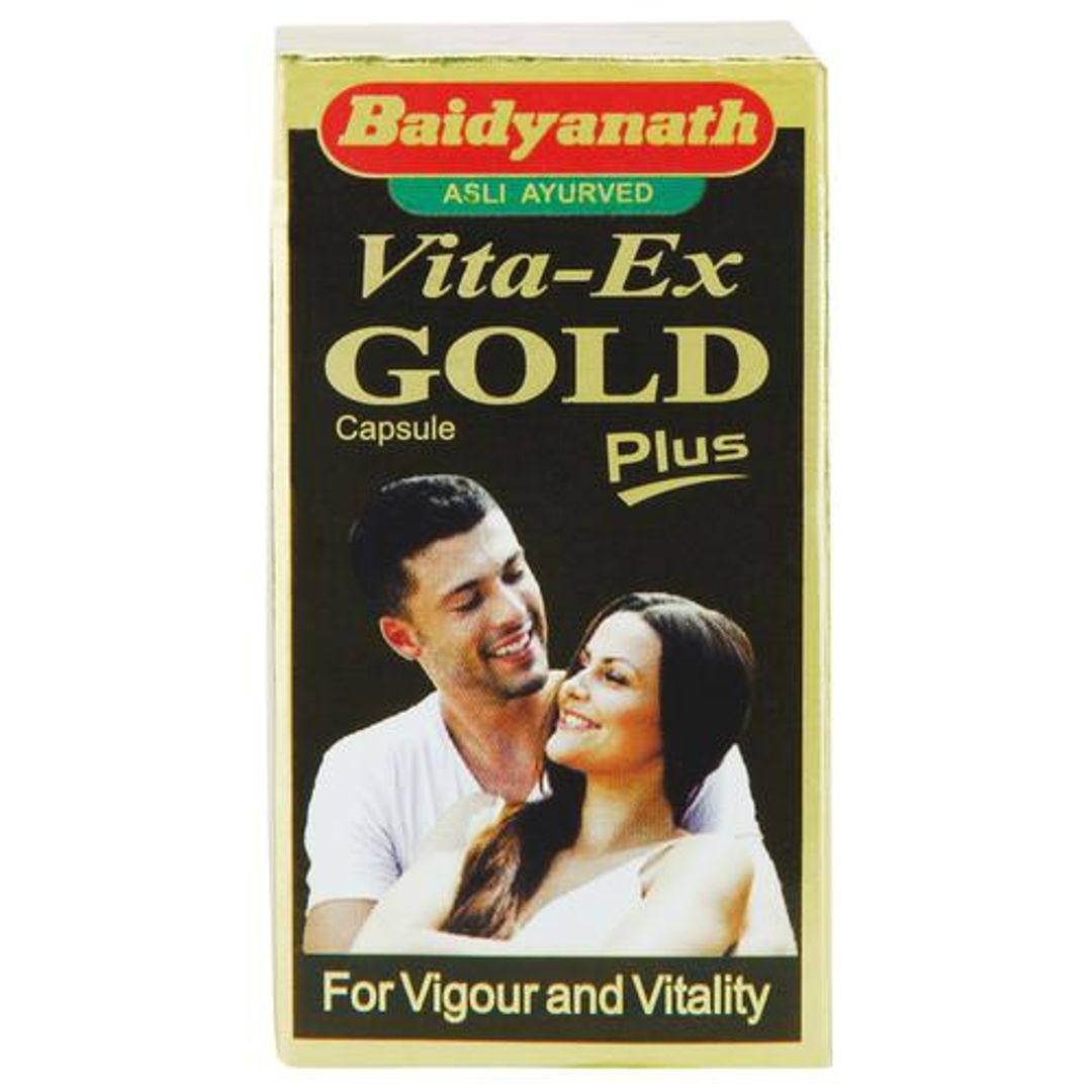 Vita Ex Gold Plus Capsule - With Pure Shilajit & Swarna Bhasma