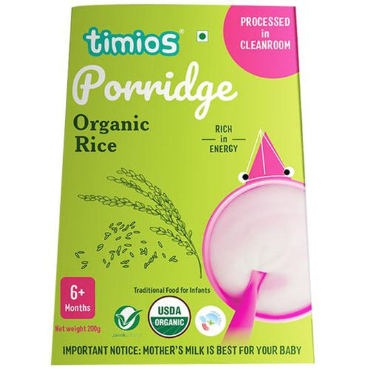 Porridge - Organic Rice, Ffor Babies 6+ Months