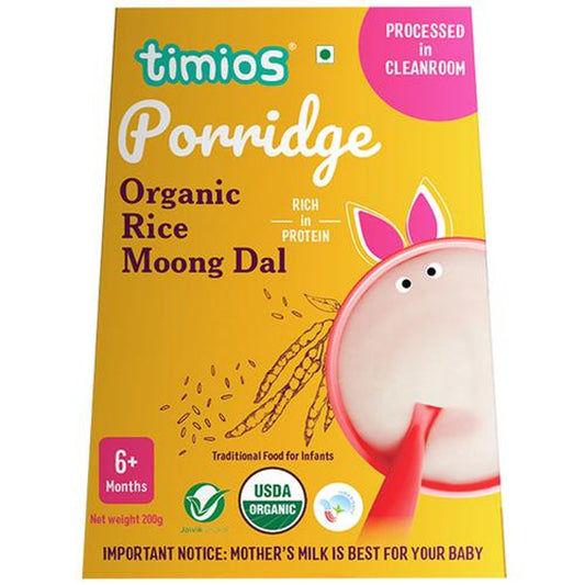 Porridge - Organic Rice & Moong Dal, For Babies 6+ Months