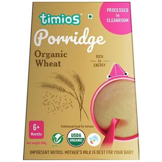 Porridge - Organic Wheat, For Babies 6+ Months