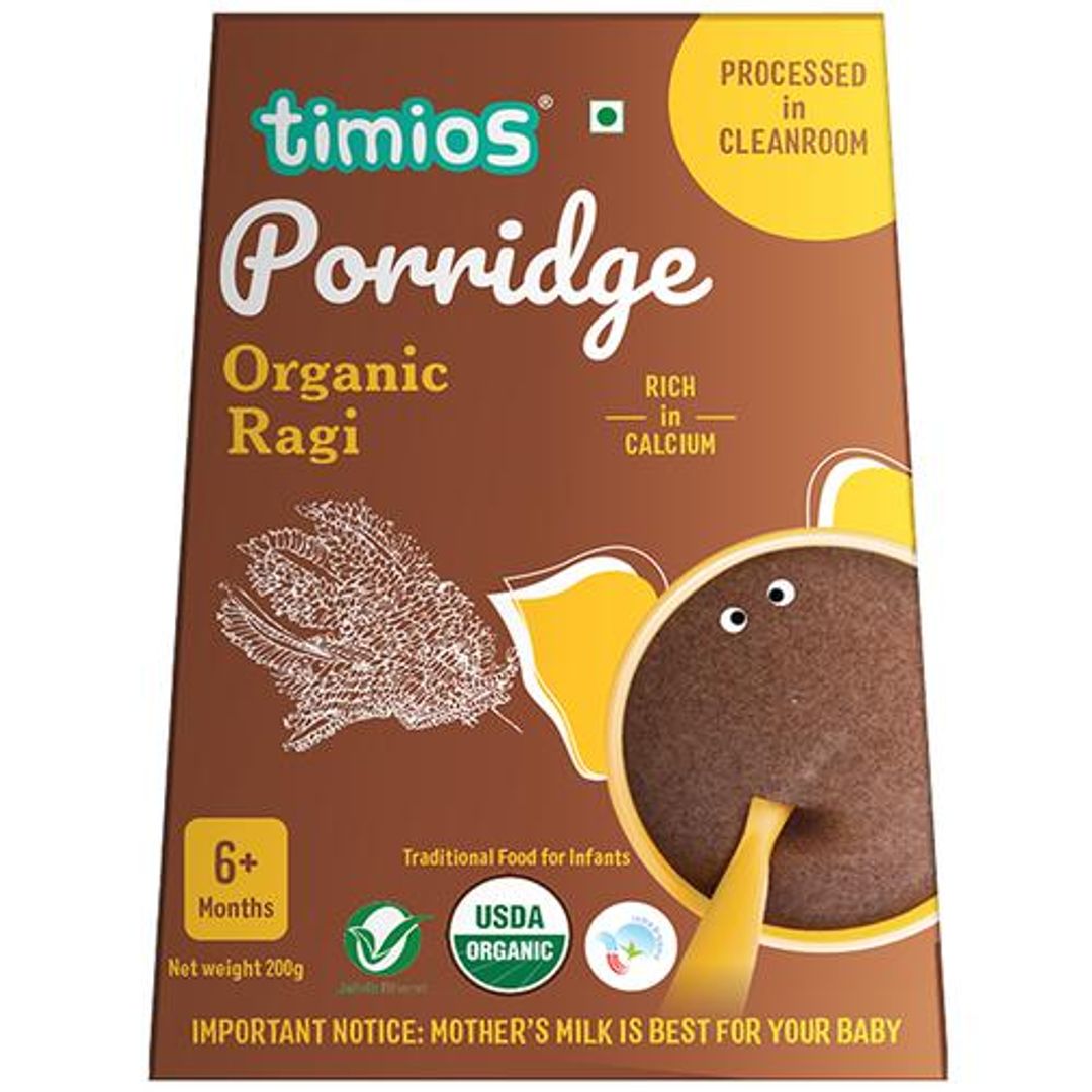 Porridge - Organic Ragi, For Babies 6+ Months