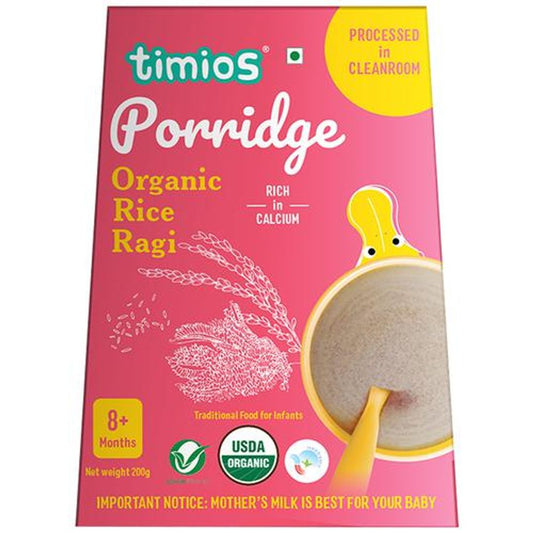 Porridge - Organic Rice & Ragi, For Babies 8+ Months