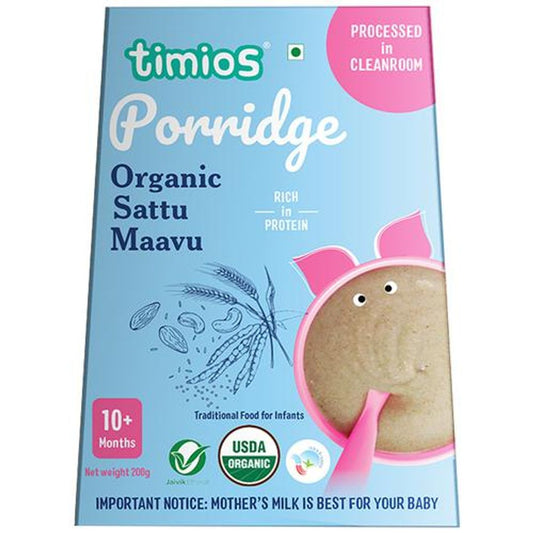 Porridge - Organic Sattu Maavu, For Babies 10+ Months