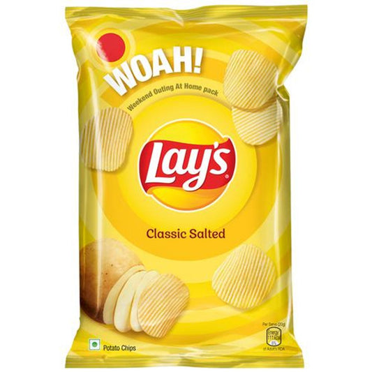 Potato Chips - Classic Salted Flavour, Crunchy Snacks