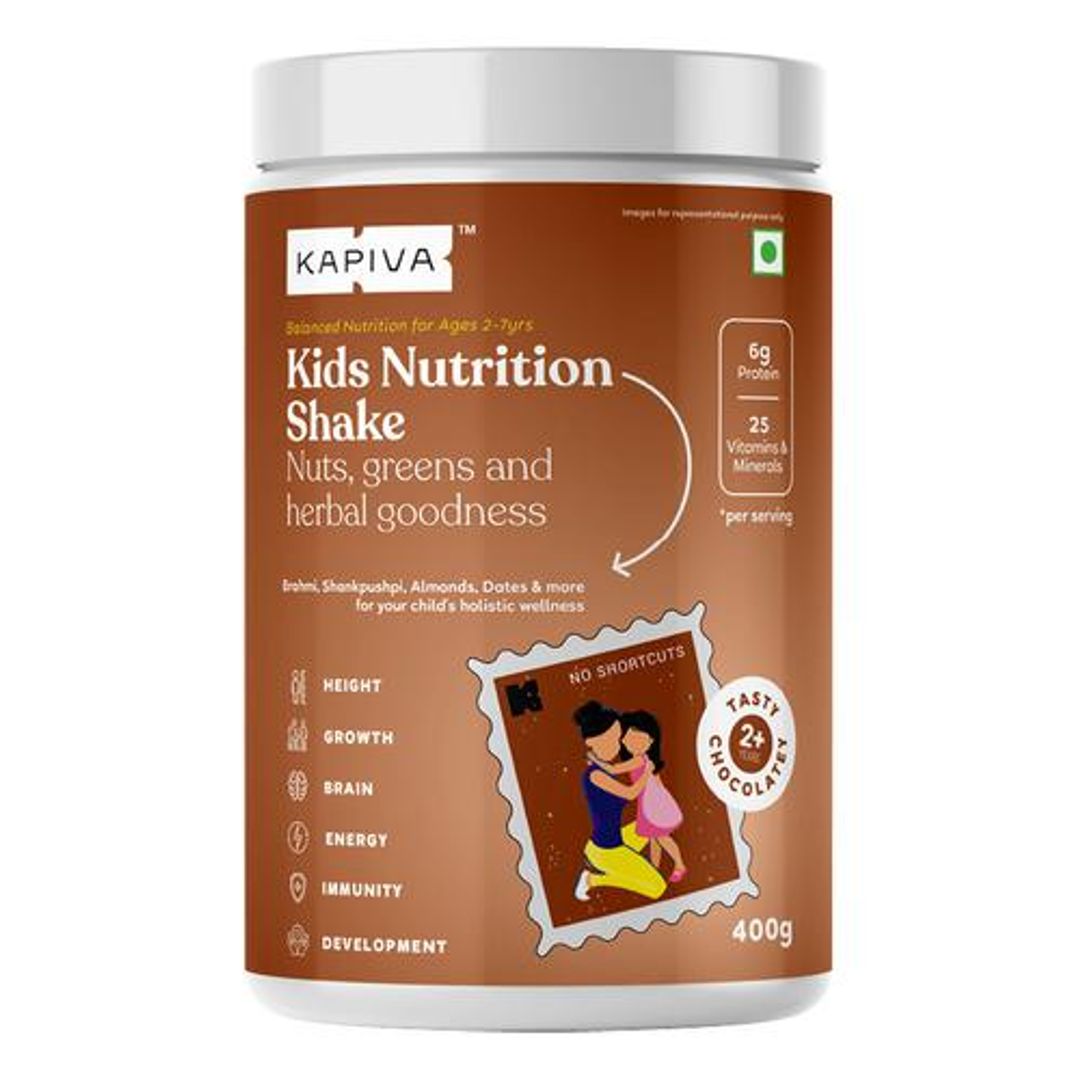 Kids Nutrition Shake - For Growth, Immunity, Emery, Tasty Chocolatey, Ages 2-7