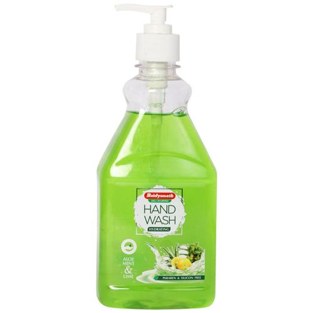 Hand Wash - Aloe Mint & Lime, Hydrating, Paraben & Silicon Free