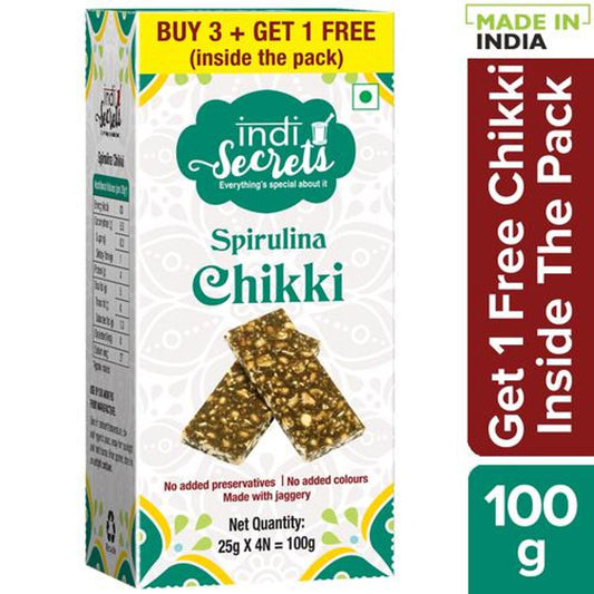 Spirulina Chikki With Jaggery