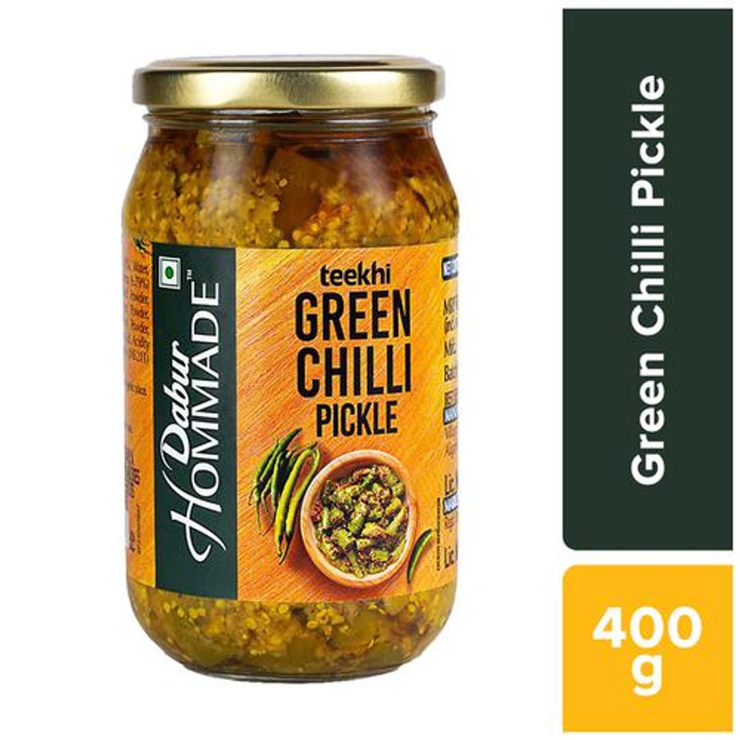 Hommade Teekhi Green Chilli Pickle