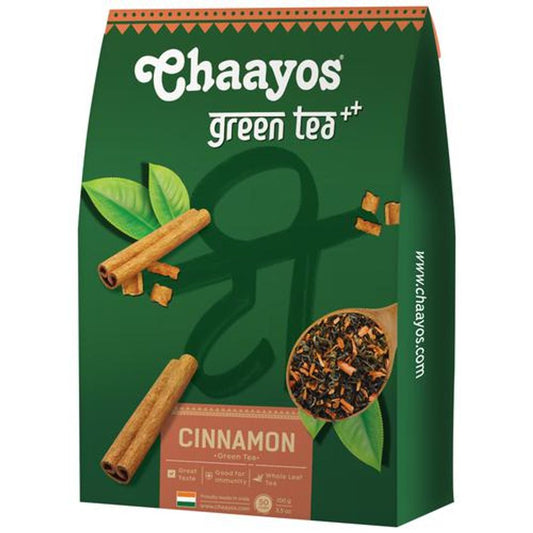 Cinnamon Whole Leaf Green Tea - Rich In Antioxidants, Immunity Booster