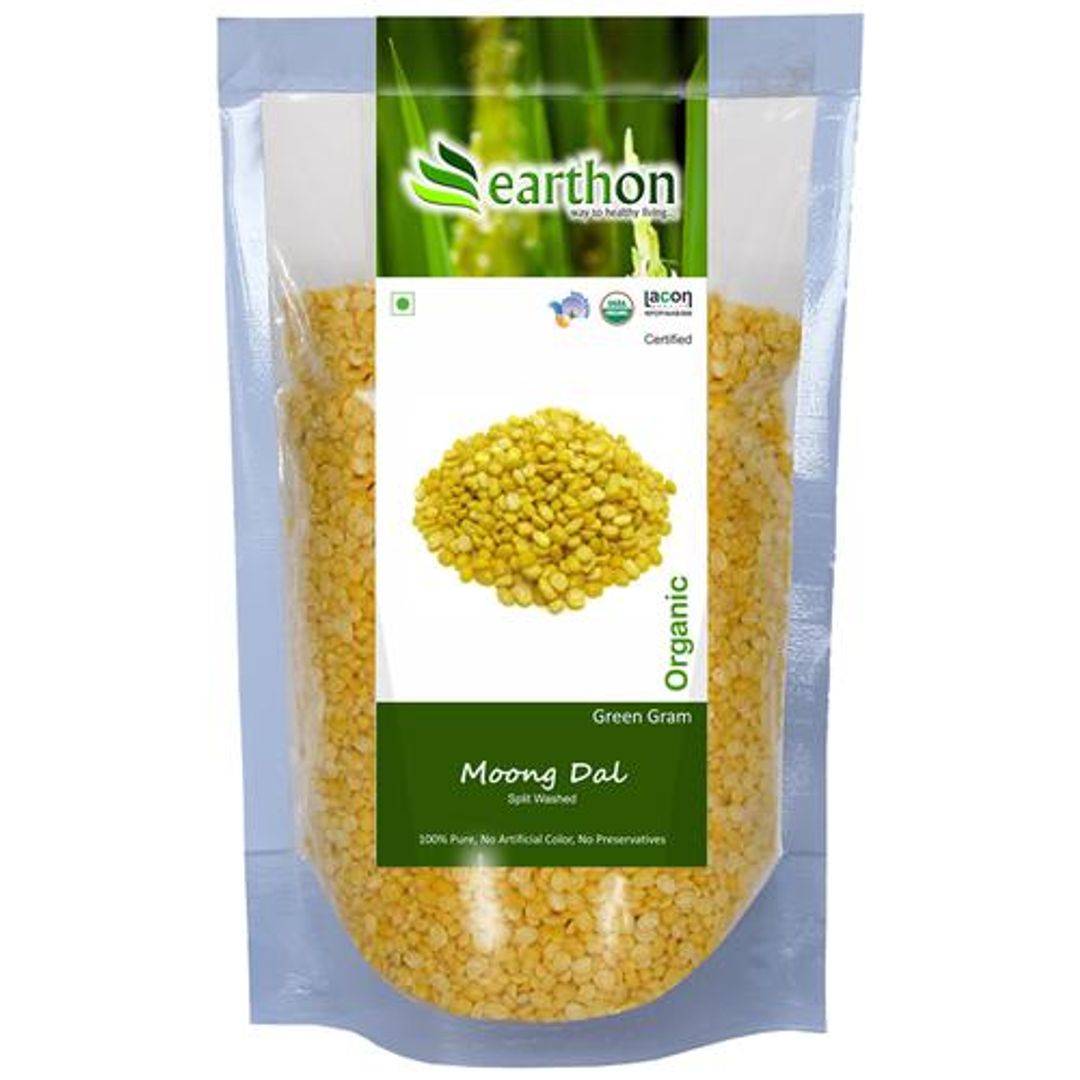 Organic Moong Dal/Green Gram - Split, Skinned