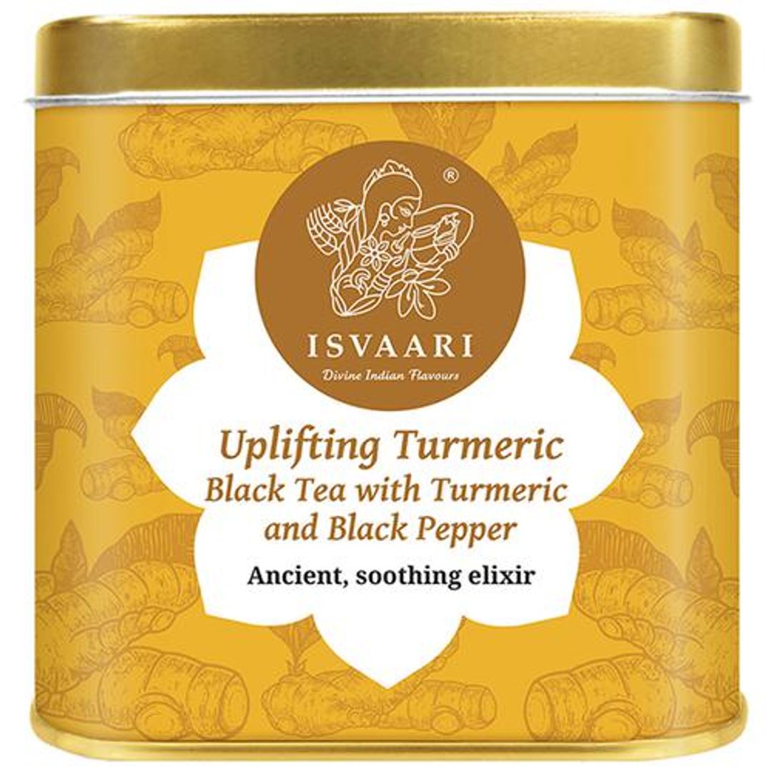 Uplifting Herbal Turmeric Black Tea With Turmeric and Black Pepper