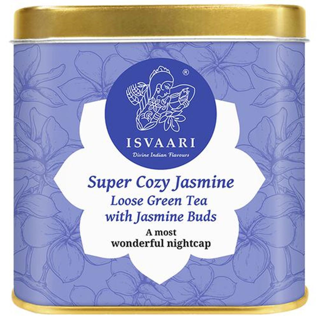 Super Cozy Loose Flavored Green Tea With Jasmine Buds