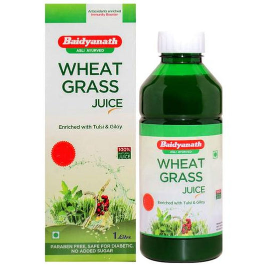 Organic Wheat Grass Juice With Tulsi & Giloy