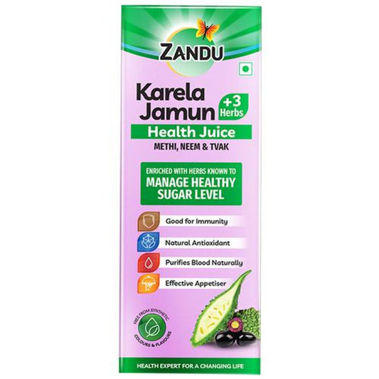 Karela Jamun Health Juice - For Diabetes Control, Immunity Booster & Purifies Blood