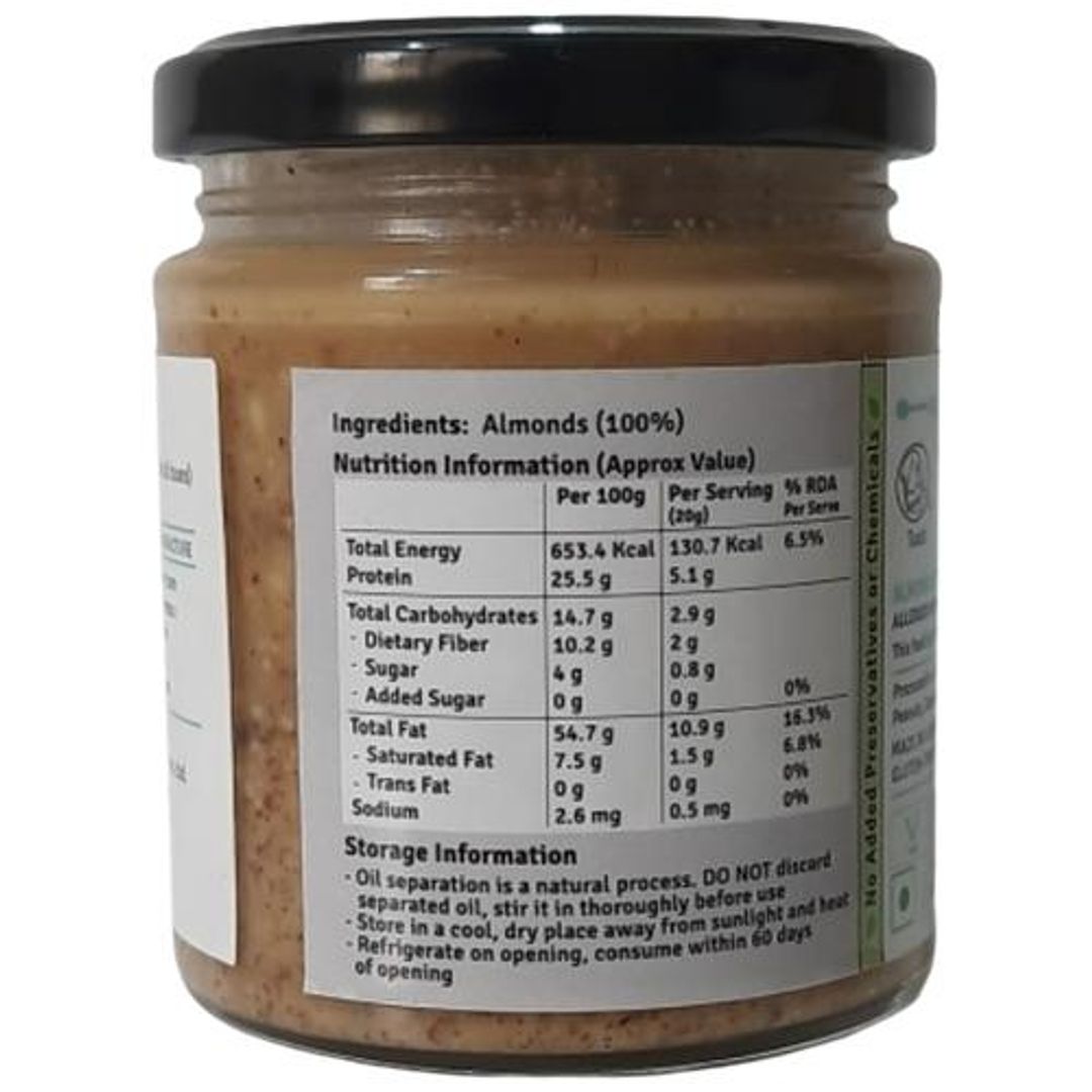 Crunchy Almond Butter - Unsweetened