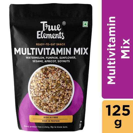 Multivitamin Trail Mix - Roasted Watermelon, Pumpkin, Sunflower, Sesame, Apricot & Soynuts - Healthy Snacks, Mixed Seeds for Eating