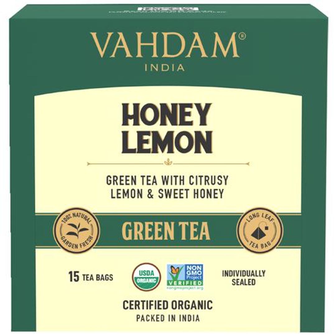 Honey Lemon Green Tea Bags