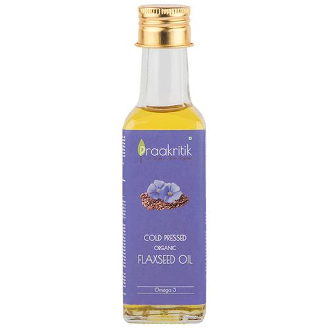 Organic Cold Pressed Flax Seed Oil