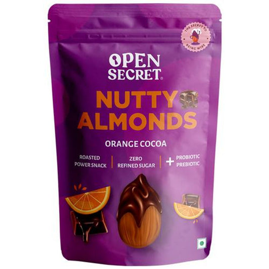 Nutty Almonds - Orange Cocoa, Zero Refines Sugar