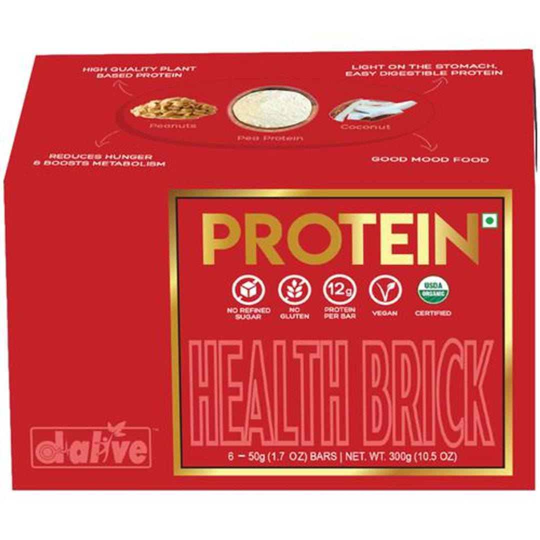 Health Brick - Protein, Plant Based Nutrition Snack Bars