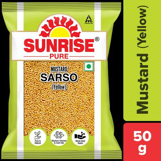 Pure Mustard/Sarso - Yellow, Whole Spice