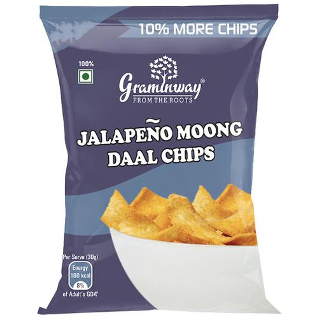 From The Roots - Jalapeno Moong Daal Chips