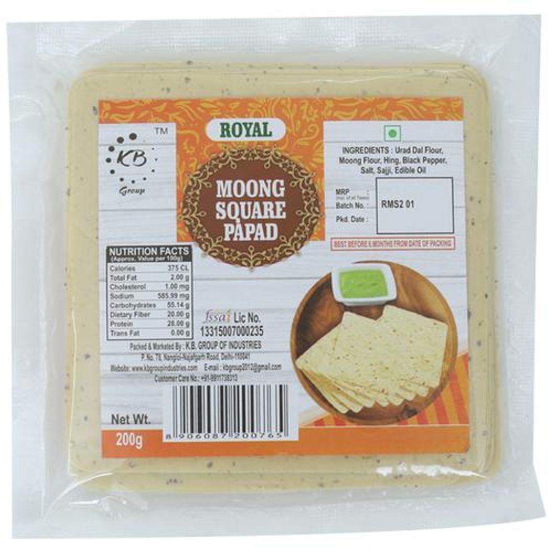 Moong Square Papad