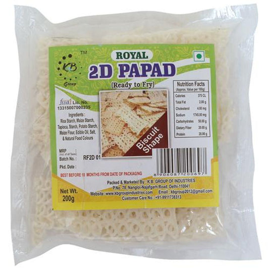 2d Papad - Biscuit Shape