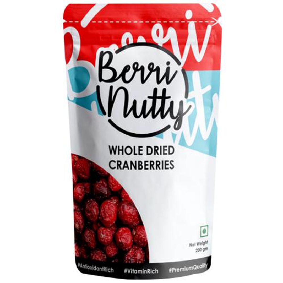 Premium Cranberries - Whole Dried, Rich In Antioxidant & Vitamin