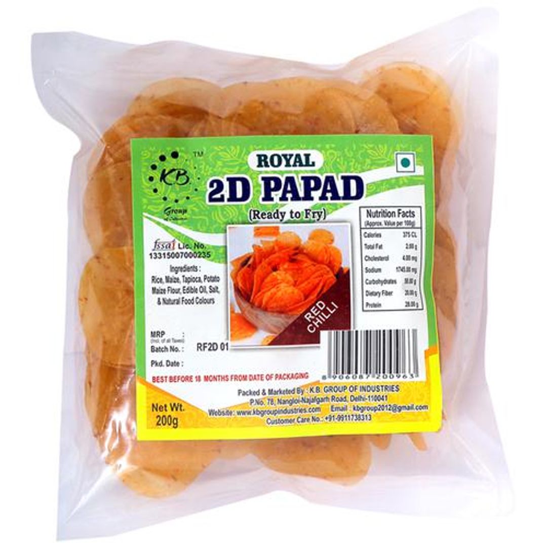 2D Papad - Red Chilli