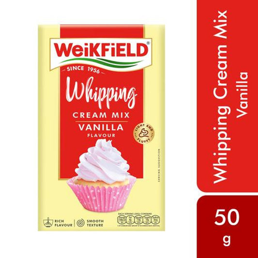 Whipping Cream Mix - Vanilla Flavour, Make Light & Fluffy Whipped Cream Instantly, 100% Vegetarian