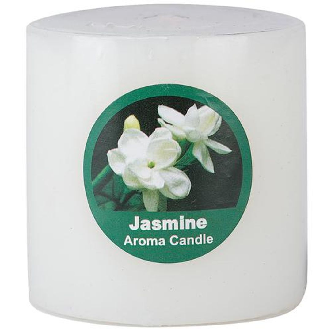 Aroma Pillar Candle - Jasmine