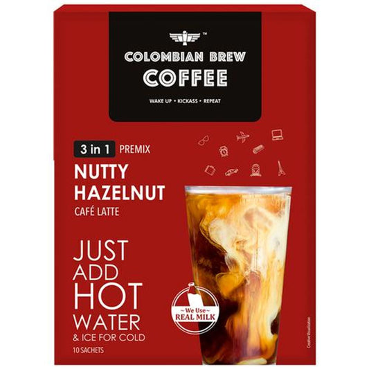 Hazelnut Instant Coffee 3 In 1 Powder Premix