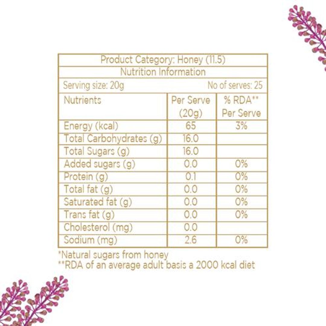 Monofloral Nectar Honey From Wild Coorg - Tulsi Flowers