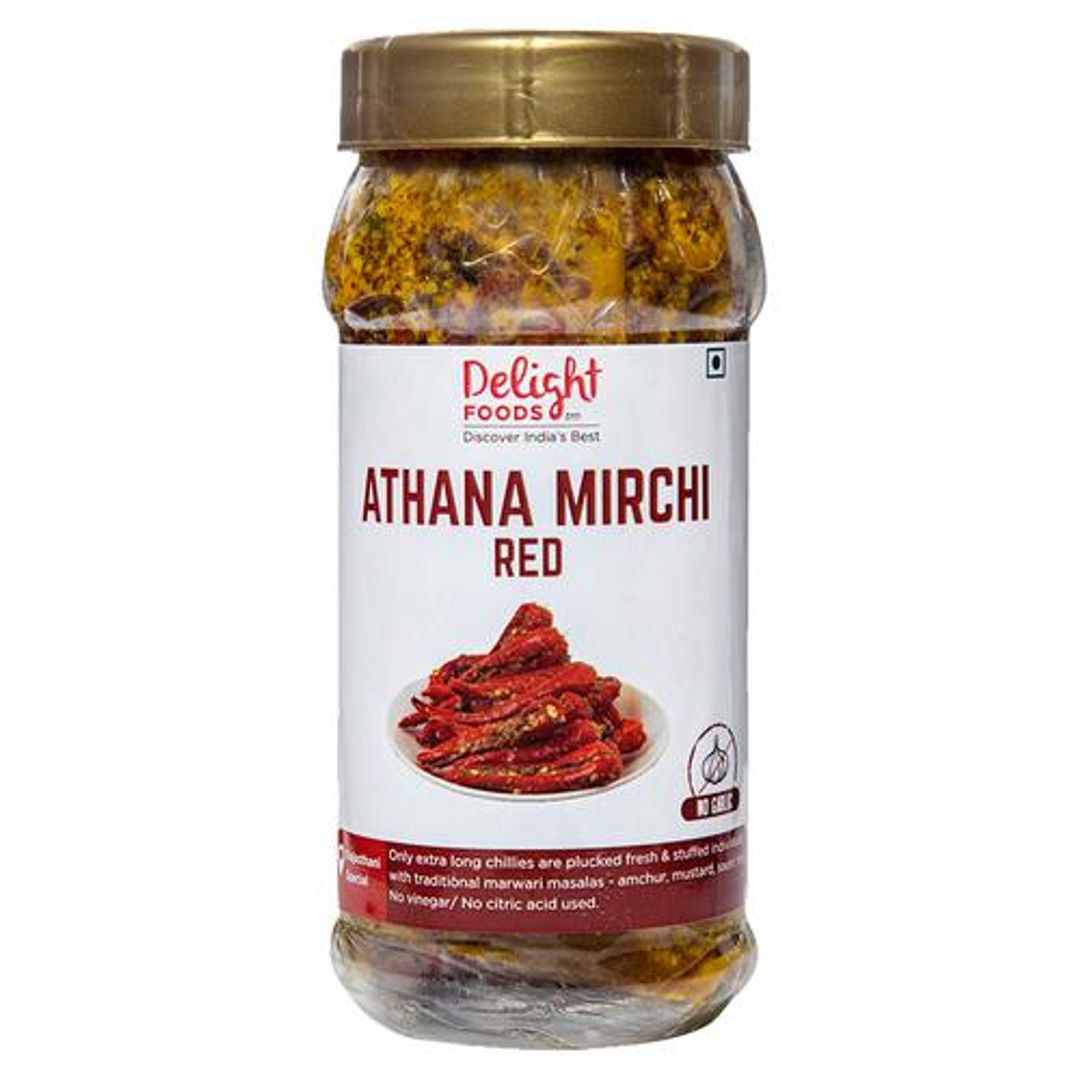 Athana Mirchi Red - Marwari Stuffed Chilli Pickle