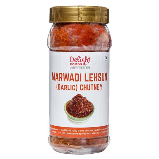 Marwari Lehsun/Garlic Chutney - Mustard Oil Used