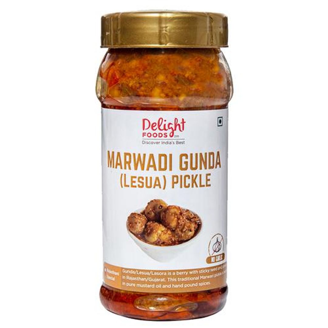 Marwari Gunda Lesua Achaar - Pure Mustard Oil Used