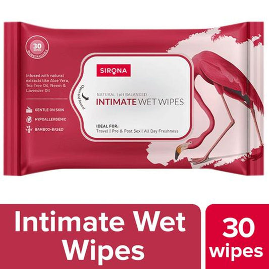 Intimate Wipes - pH Balanced, Bamboo Based With Natural Extracts