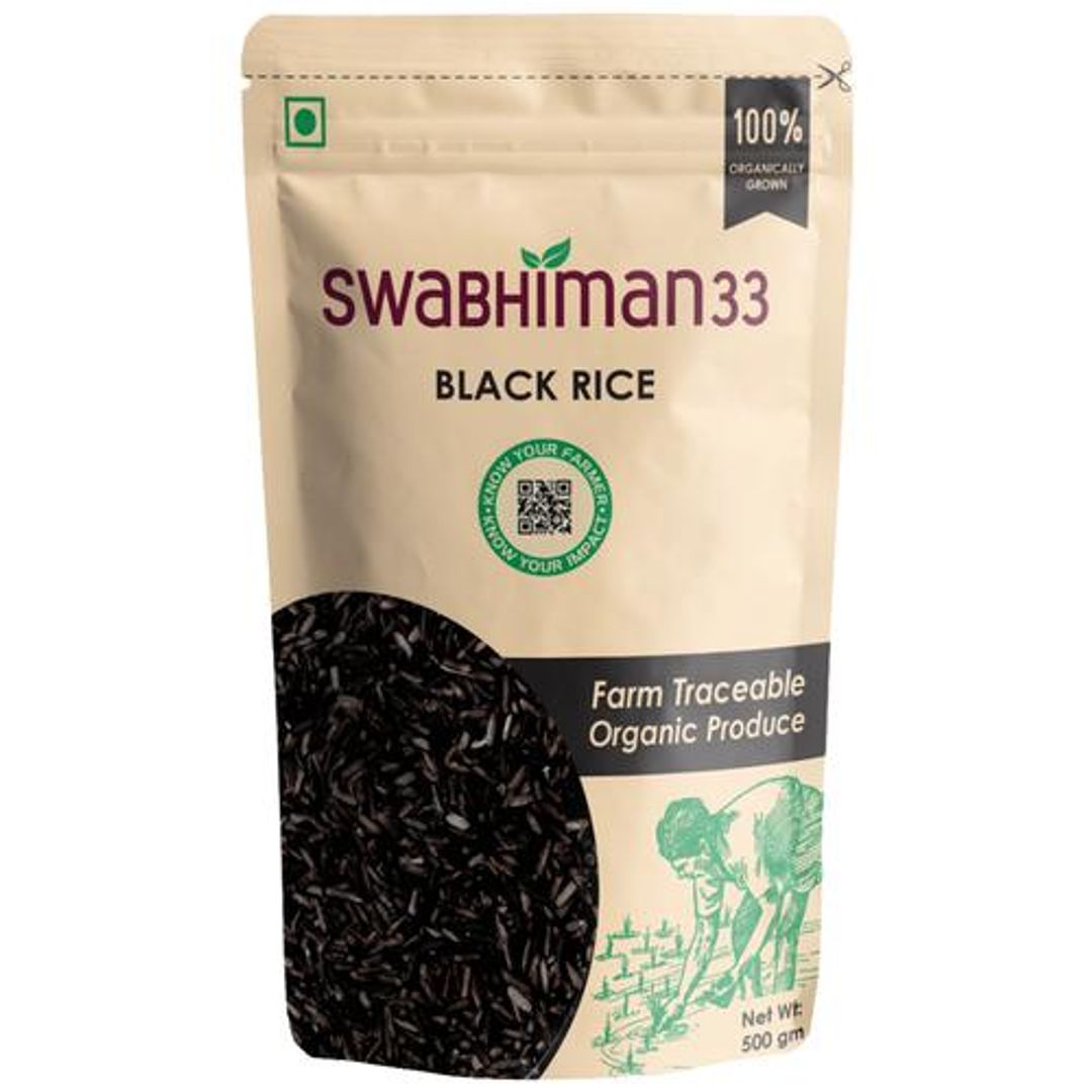 Organically Grown Black Rice - High In Antioxidant